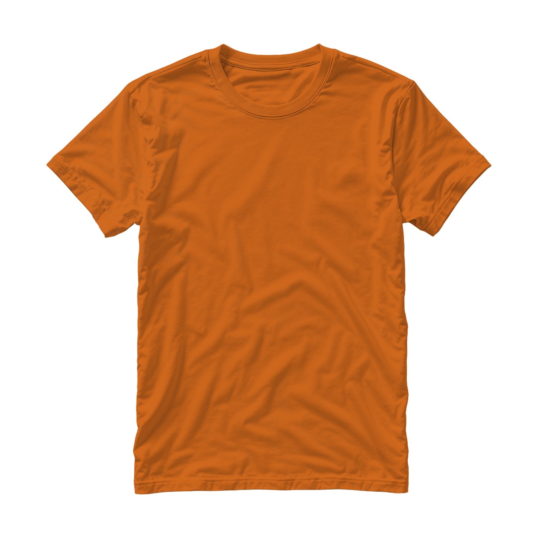Antique Orange Regular Fit Mens T-Shirt Mockup | Shopify Etsy Mockup Template | High-Res JPG | Commercial Use Download | MockupBulk