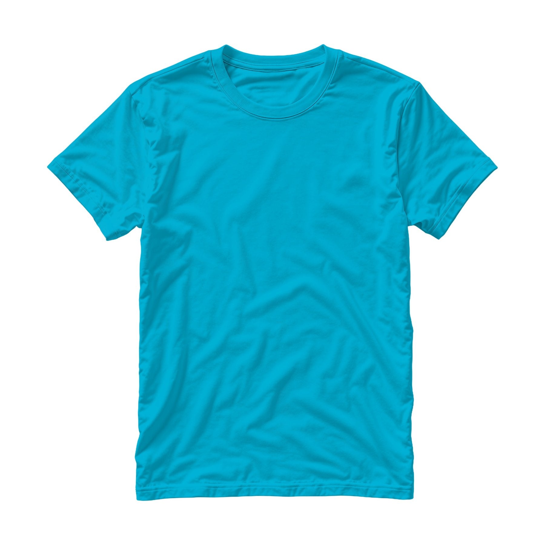 Aqua Regular Fit Mens T-Shirt Mockup | High-Res Mockup Template | JPG Digital Download | Commercial Licence | MockupBulk