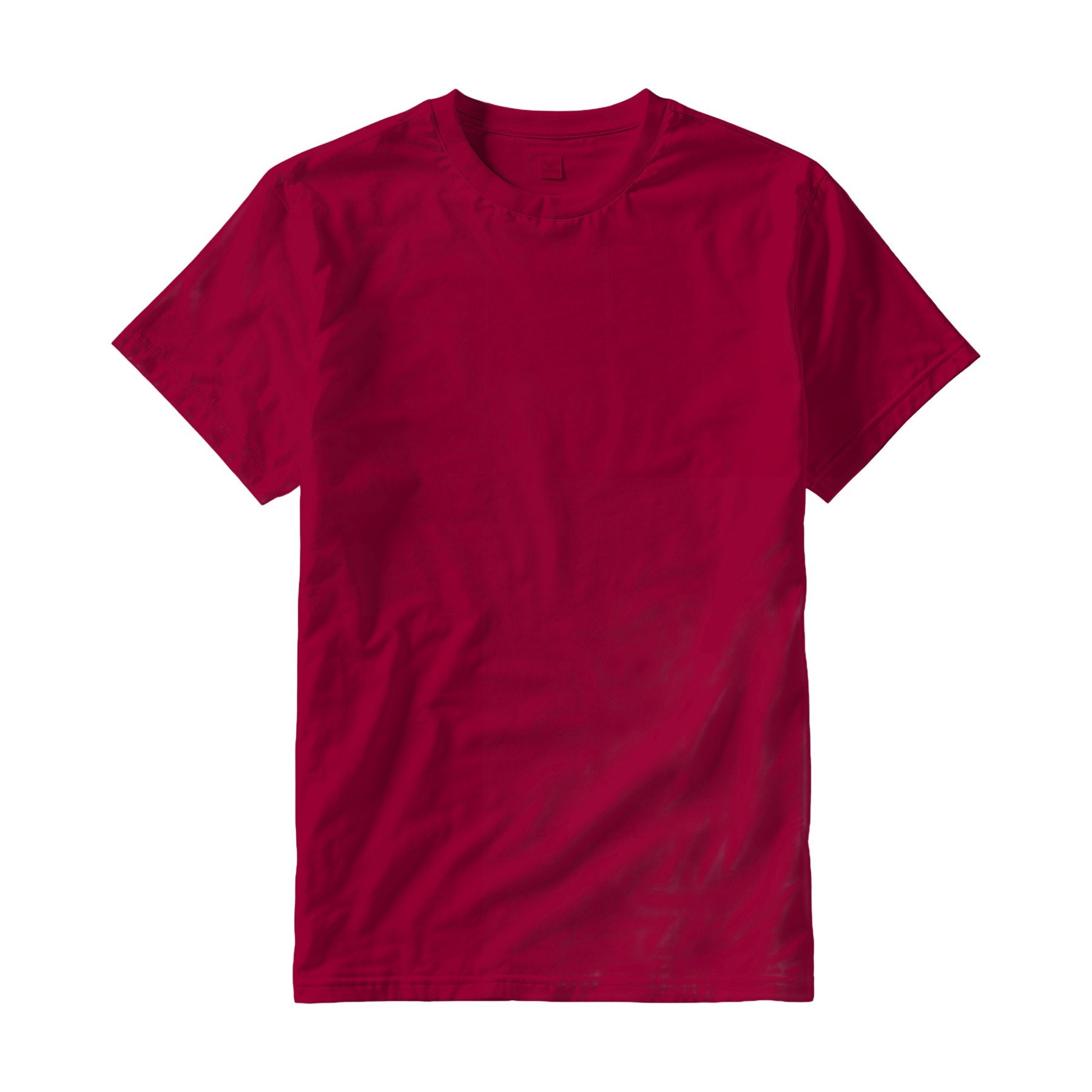 Antique Cherry Red Regular Fit Back View Mens T-Shirt Mockup | JPG Mockup Download | For POD Sellers Designers Etsy Shops | Commercial Use | MockupBulk