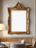 Antique Frame Mockup — Blank Template #004 — High-Resolution JPG | bulkmockup Template | For Etsy POD Print Sellers | MockupBulk