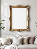 Antique Frame Mockup, Blank Template #005 | Blank Frame Template | High-Res JPG Instant Download | Commercial Use | bulkmockup | MockupBulk