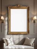 Antique Frame Mockup | Blank Template #011 — Frame Mockup JPG Download | bulkmockup Template | Commercial Licence | MockupBulk