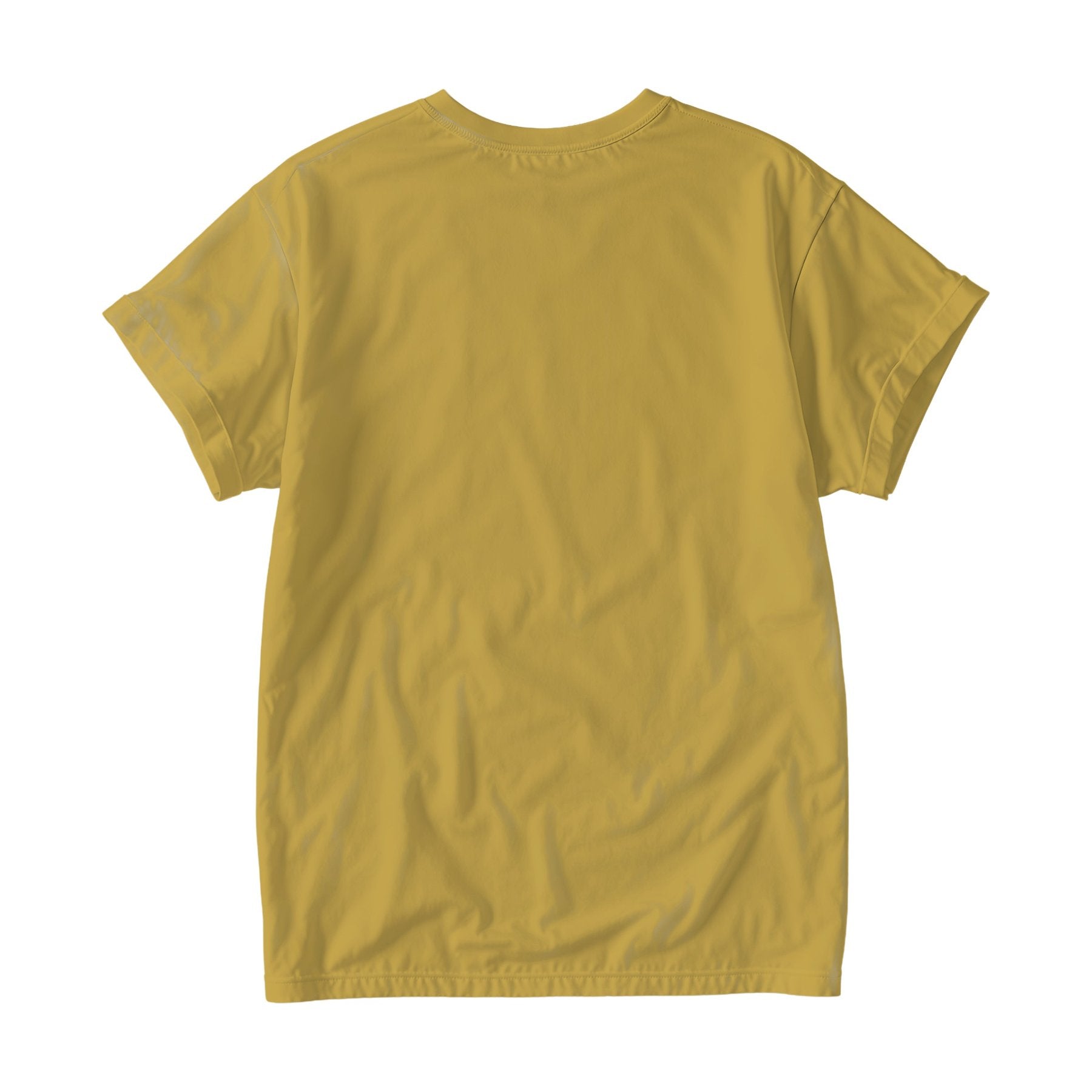 Antique Gold Oversized Fit Back View Unisex T-Shirt Mockup | Instant JPG Download | Commercial Licence | Etsy POD Print Mockup | MockupBulk