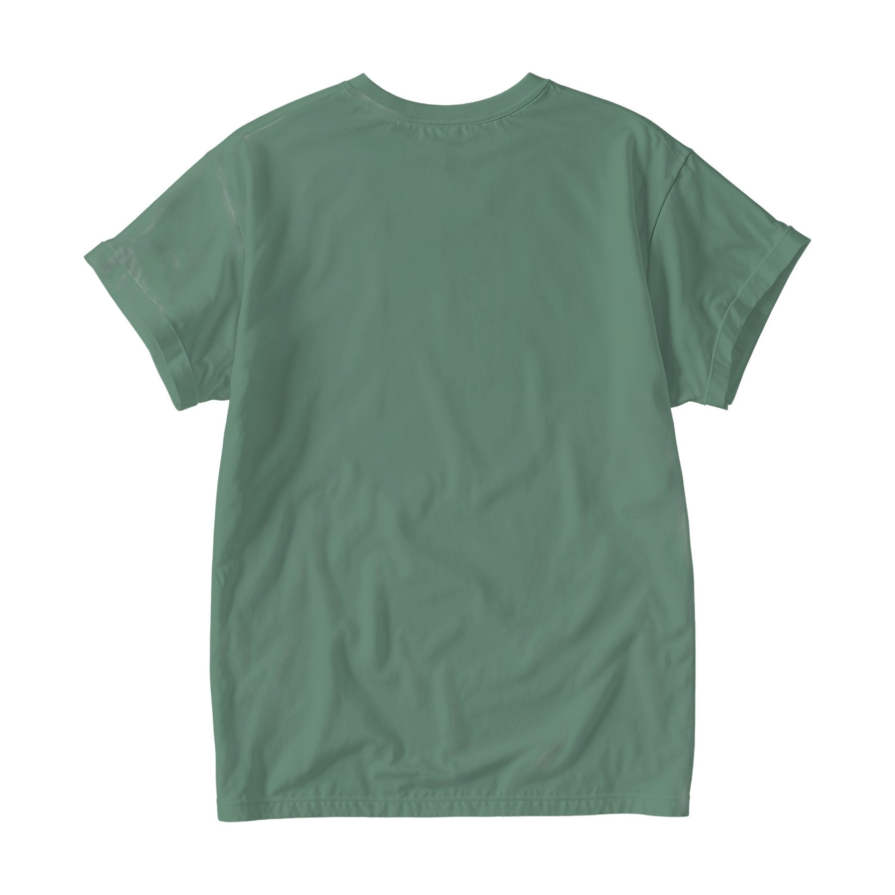 Antique Jade Dome Oversized Fit Back View Unisex T-Shirt Mockup | High Resolution JPG | POD Mockup Template | Commercial Use Download | MockupBulk