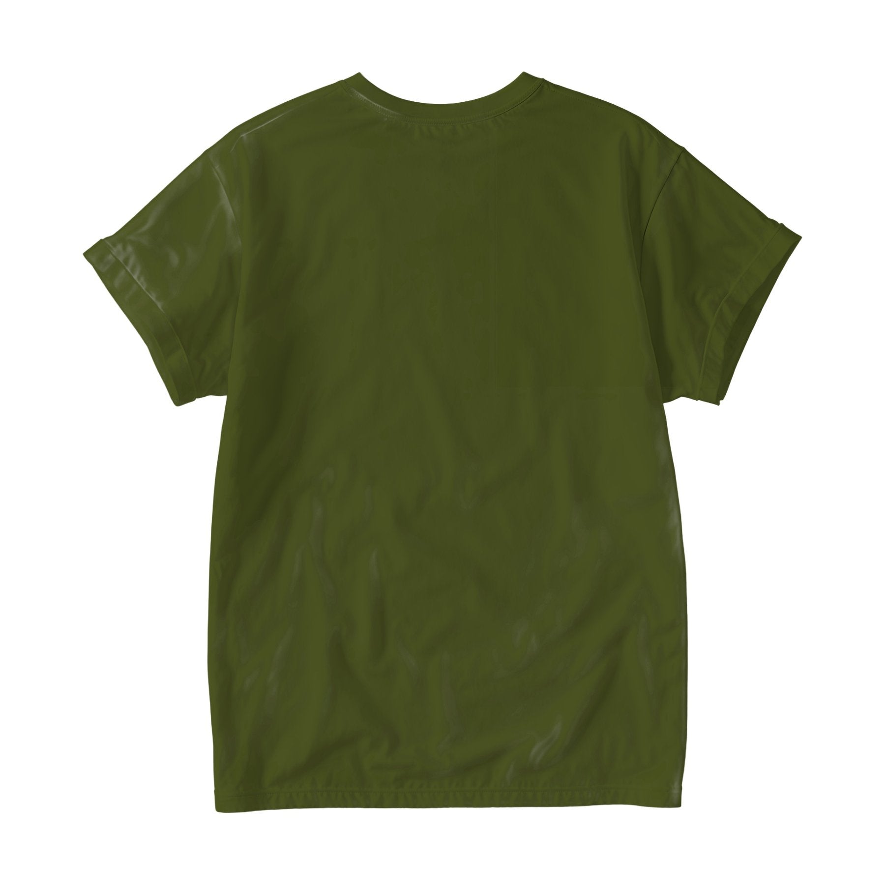 Army Oversized Fit Back View Unisex T-Shirt Mockup | JPG Mockup Download | For POD Sellers Designers Etsy Shops | Commercial Use | MockupBulk