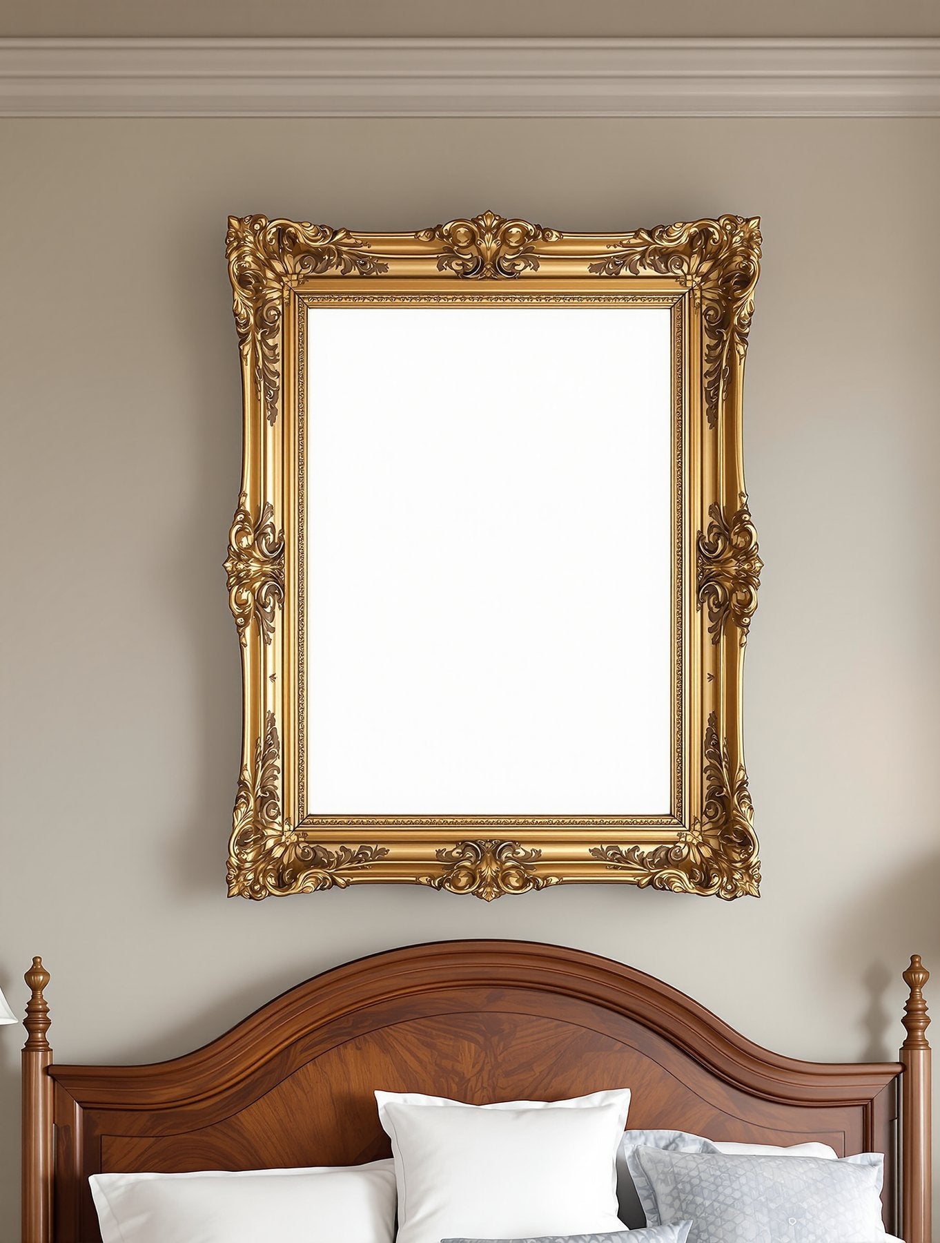 Antique Frame Mockup — Blank Template #015 — Blank Frame Mockup JPG | Commercial Licence | bulkmockup Download | MockupBulk