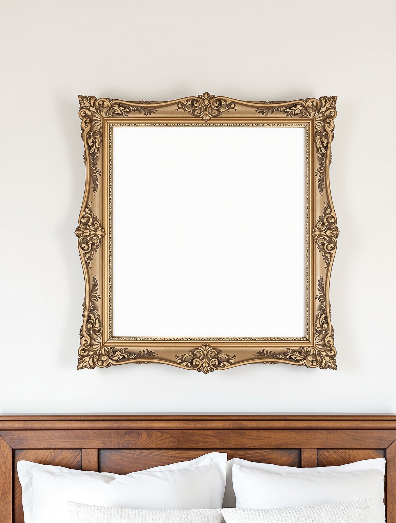 Antique Frame Mockup — Blank Template #019 — bulkmockup Frame Template | Instant Download JPG | Commercial Use | MockupBulk