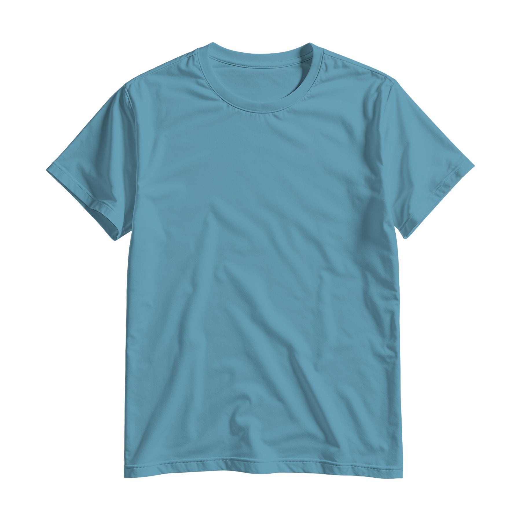 Arctic Blue Box Fit Unisex T-Shirt Mockup | Digital Download Mockup | High-Resolution JPG | Commercial Use Included | MockupBulk