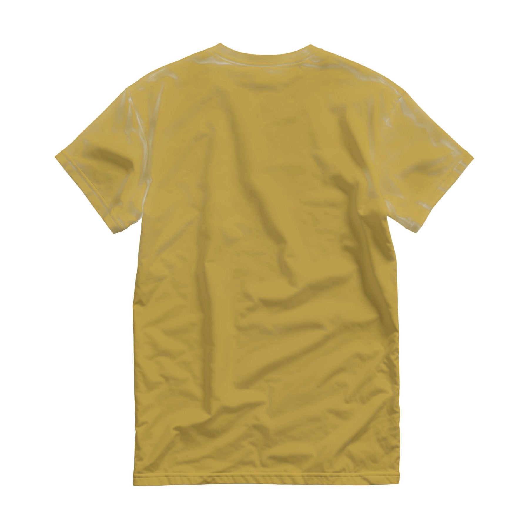 Antique Gold Box Fit Back View Unisex T-Shirt Mockup | High-Res JPG Template | Instant Digital Download | POD Etsy Shopify | MockupBulk