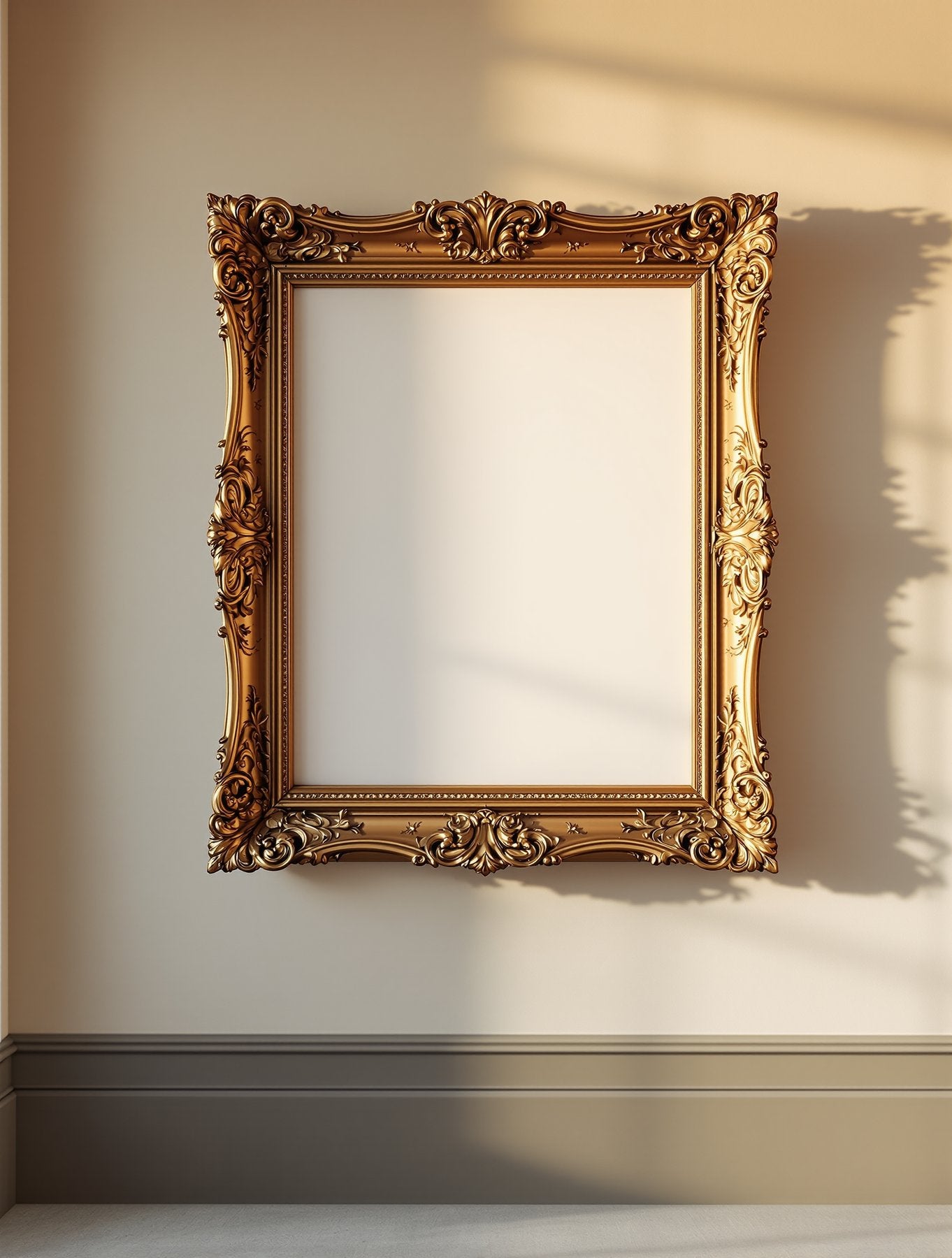 Antique Frame Mockup, Blank Template #021 | Empty Frame Mockup Template | JPG Digital Download | Commercial Licence | bulkmockup Shop