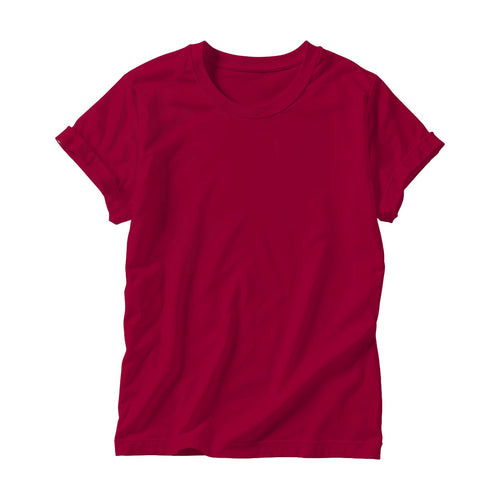 Antique Cherry Red Box Fit Womens T-Shirt Mockup | Product Mockup JPG | Instant Download | Commercial Use for POD Sellers | MockupBulk