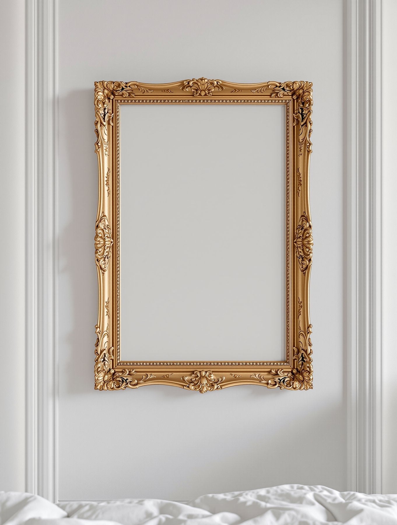 Antique Frame Mockup — Blank Template #023 — Empty Frame Template | bulkmockup High-Res JPG | Commercial Use Included | MockupBulk