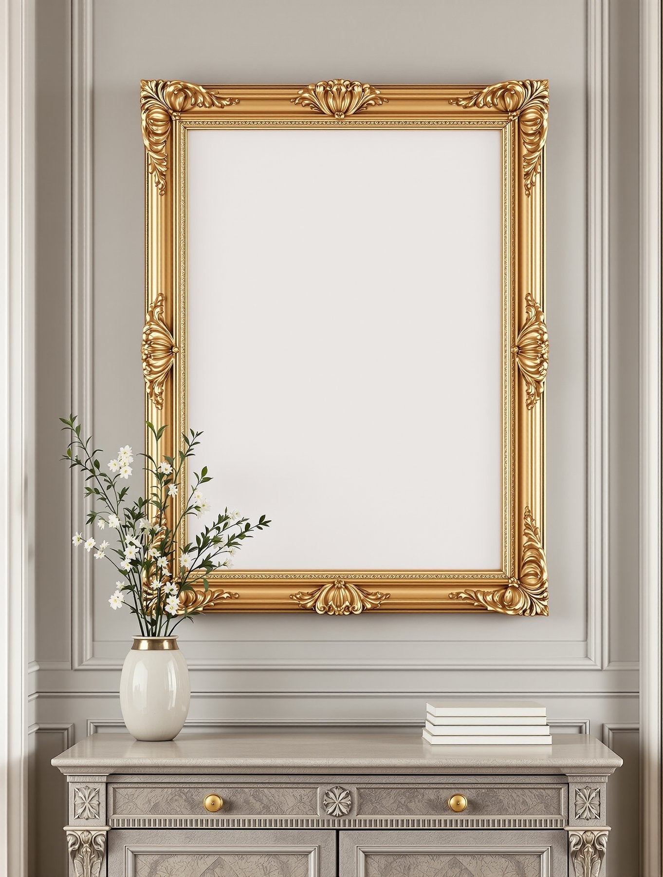 Antique Frame Mockup — Blank Template #024 — bulkmockup Digital Download | Blank Frame JPG | Commercial Licence Included | MockupBulk