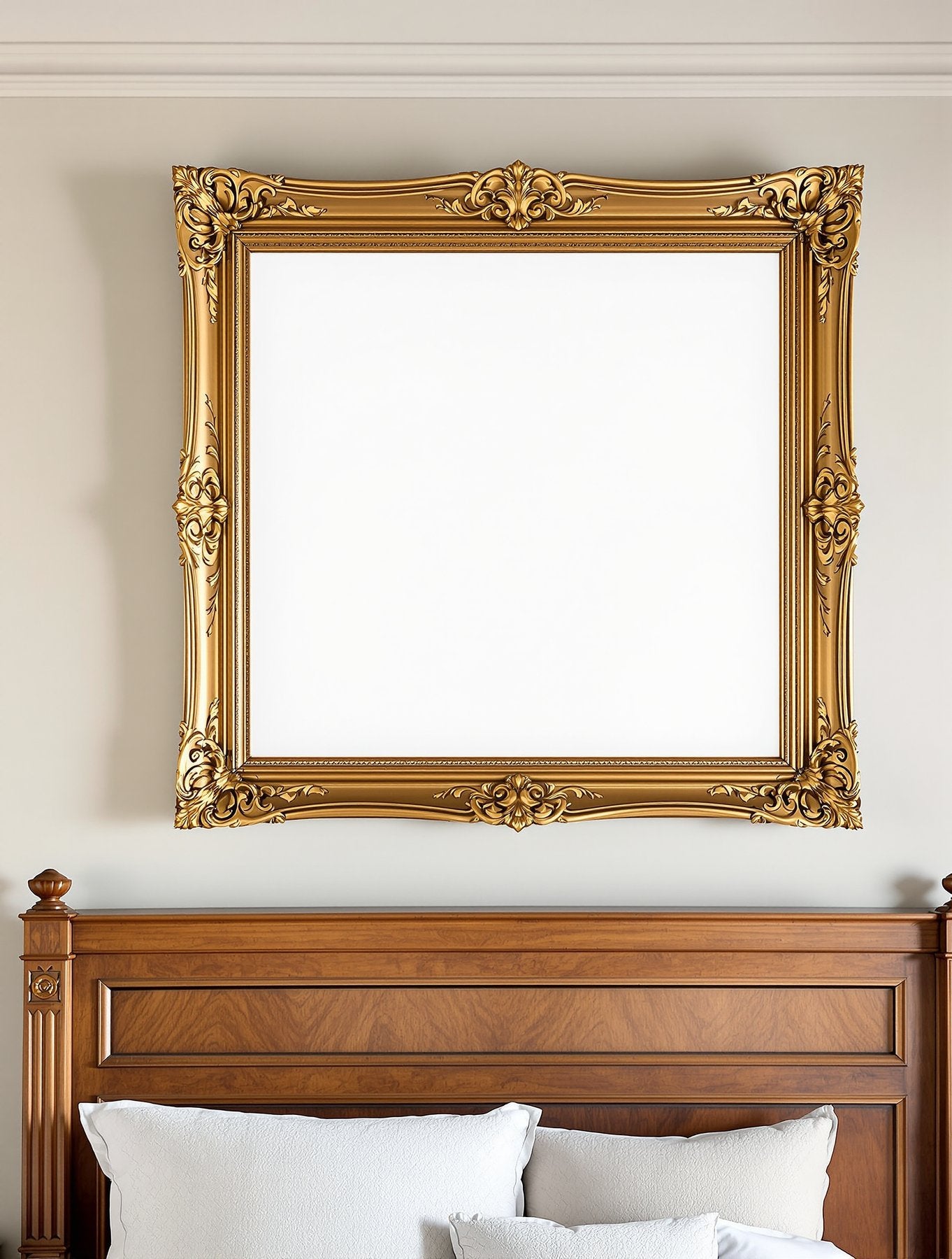 Antique Frame Mockup, Blank Template #025 | Frame Template JPG | Instant bulkmockup Download | Commercial Use | MockupBulk