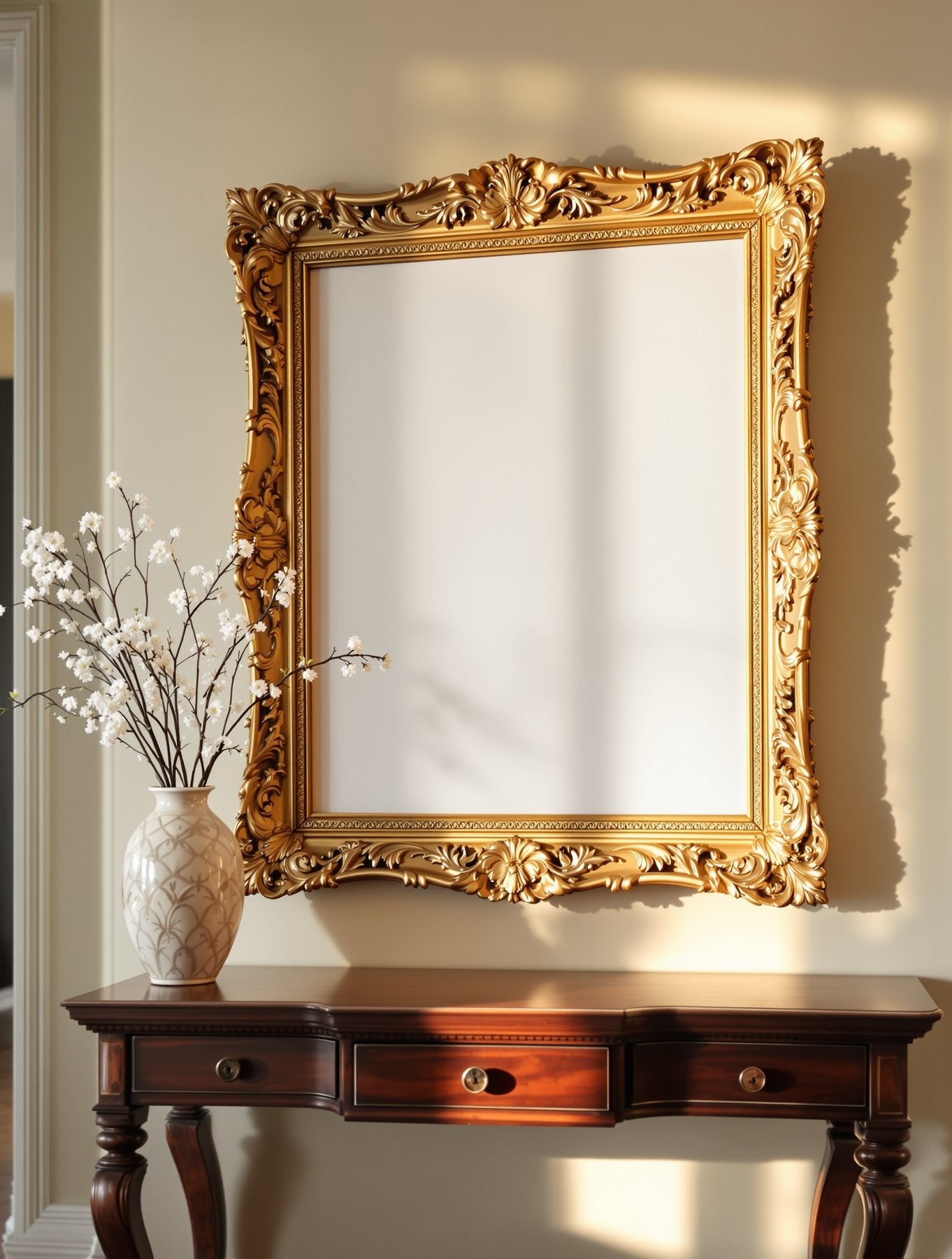 Antique Frame Mockup — Blank Template #027 — Empty Frame Mockup Template | JPG Digital Download | Commercial Licence | bulkmockup Shop