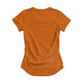 Antique Orange Curve Fit Back View Womens T-Shirt Mockup | Print on Demand Mockup | High-Res JPG Download | Commercial Use Included | MockupBulk