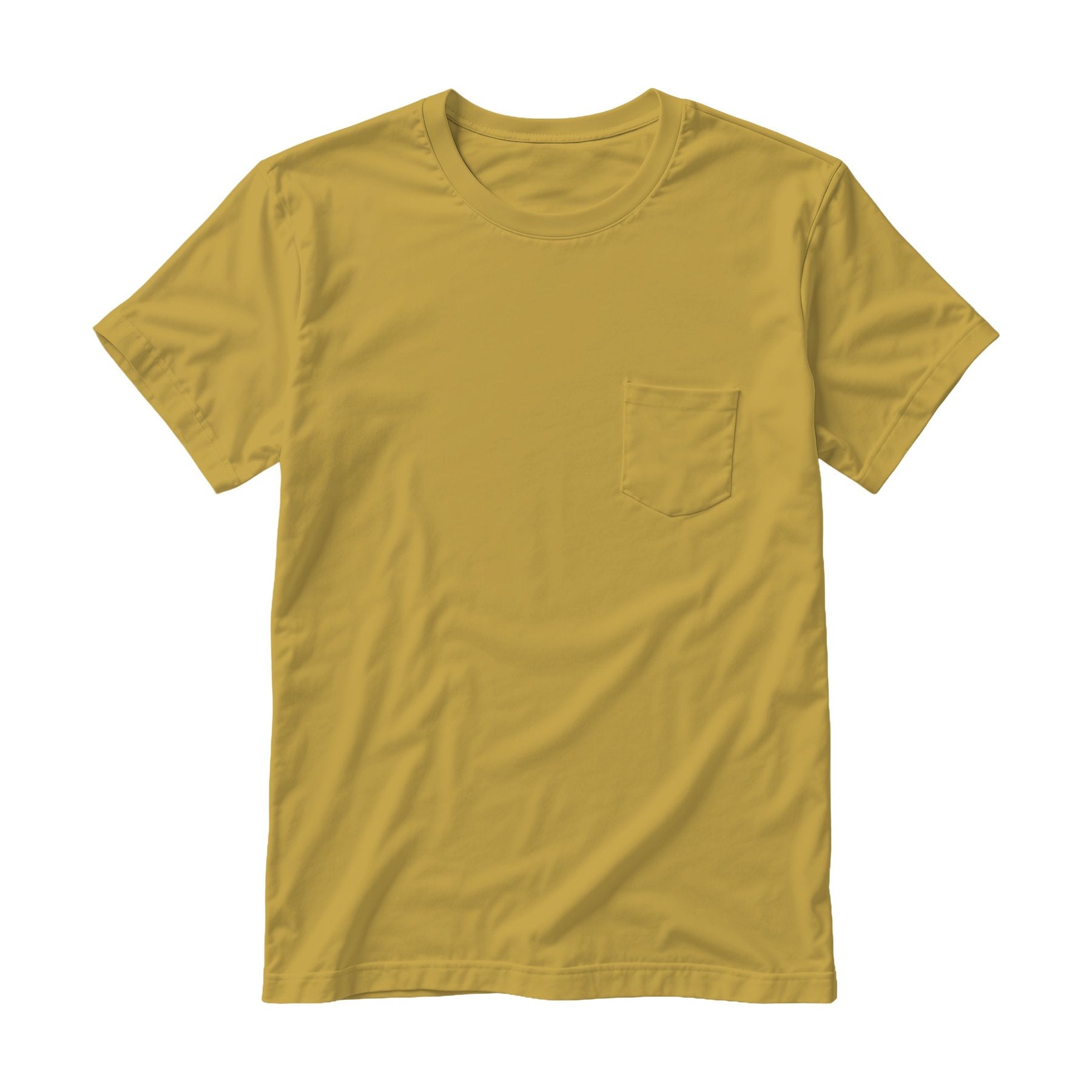 Antique Gold Mens T-Shirt Mockup | POD Print Mockup | Instant JPG Download | Commercial Licence Included | MockupBulk