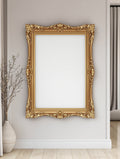 Blank Template #033 Antique Frame Mockup | Print-on-Demand Frame Mockup | bulkmockup JPG | Commercial Licence | MockupBulk