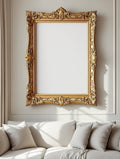 Blank Template #046 Antique Frame Mockup | Empty Frame Mockup Template | JPG Digital Download | Commercial Licence | bulkmockup Shop