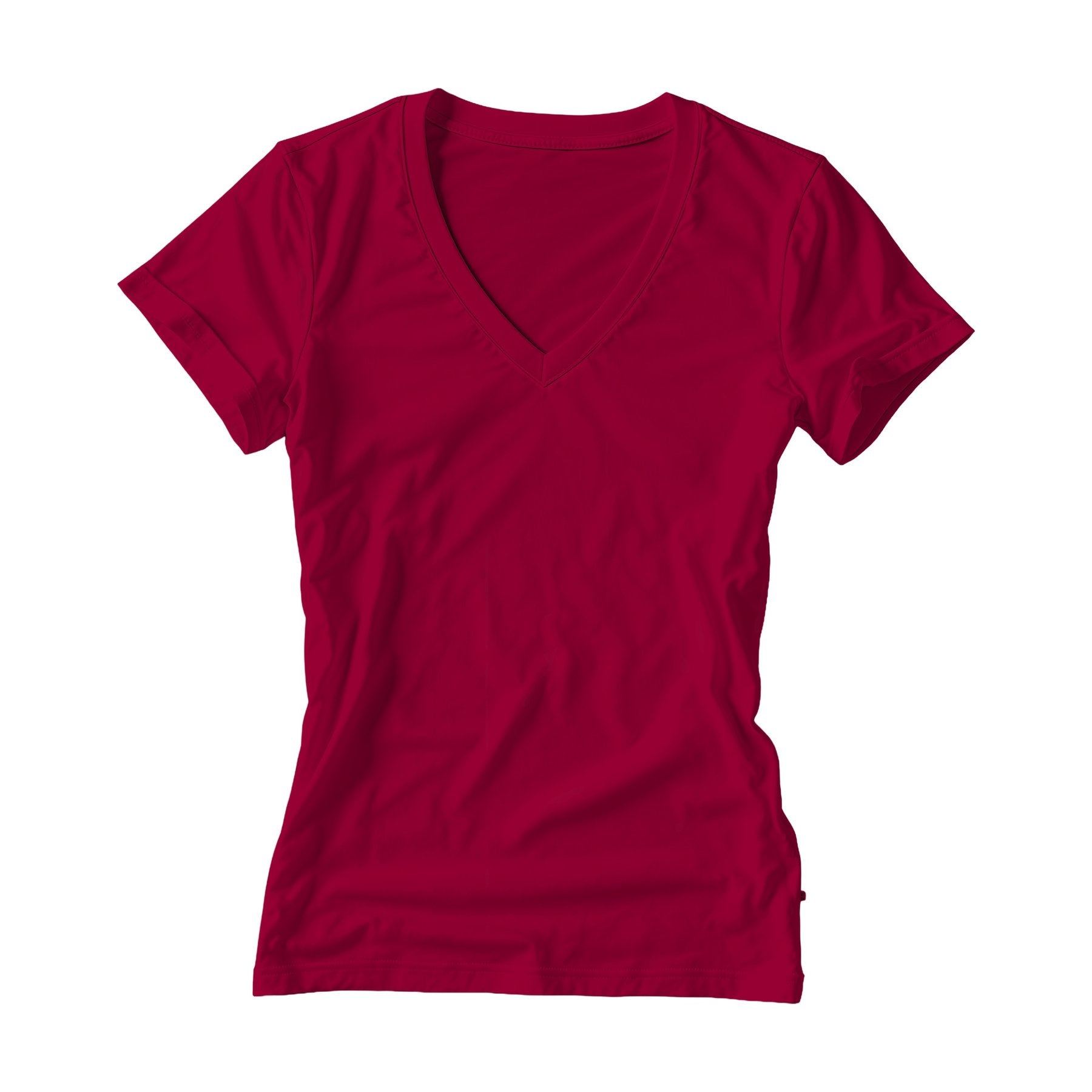 Antique Cherry Red Regular Fit Womens T-Shirt Mockup | High-Res Mockup Template | JPG Digital Download | Commercial Licence | MockupBulk