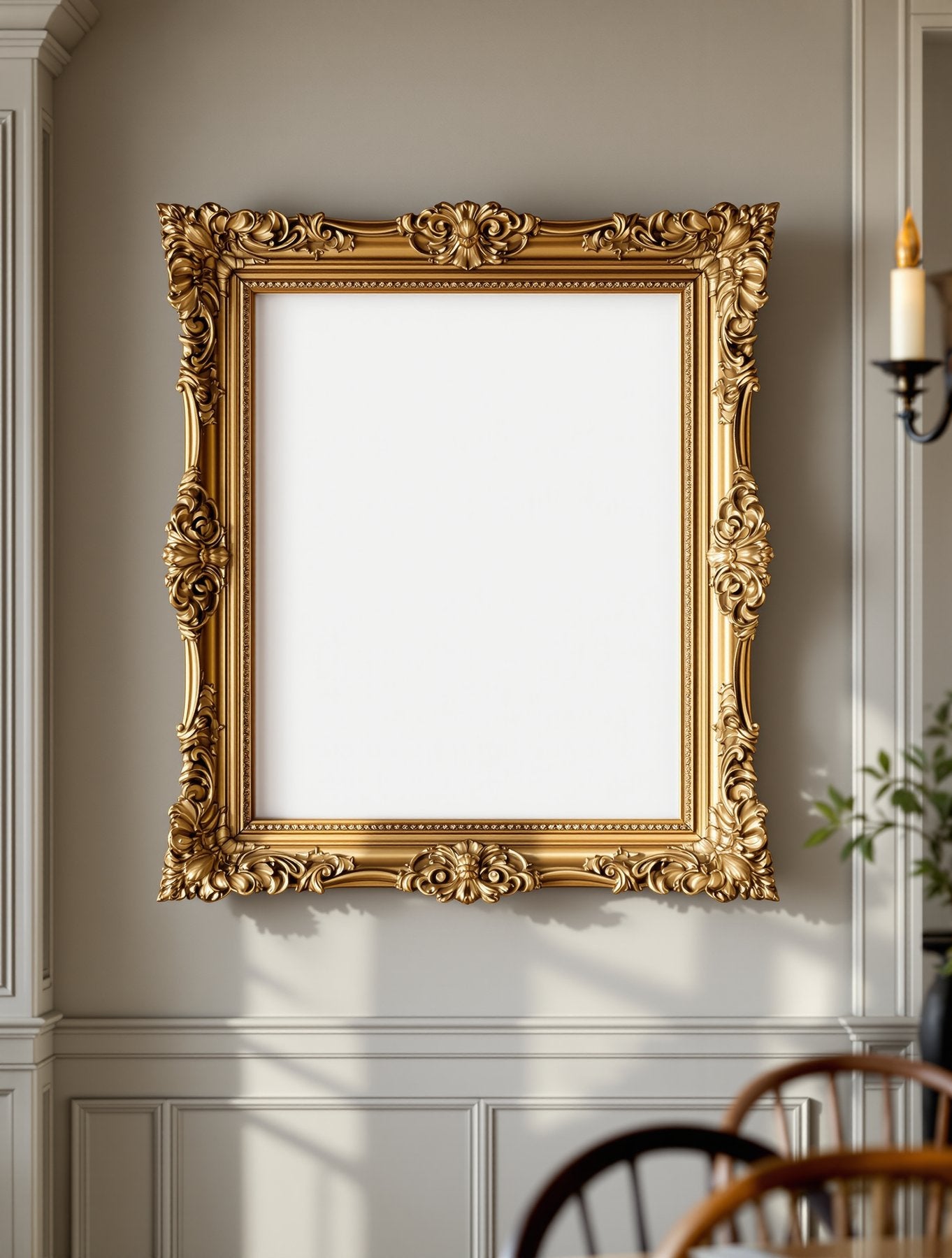 Antique Frame Mockup | Blank Template #054 — bulkmockup Digital Download | Blank Frame JPG | Commercial Licence Included | MockupBulk