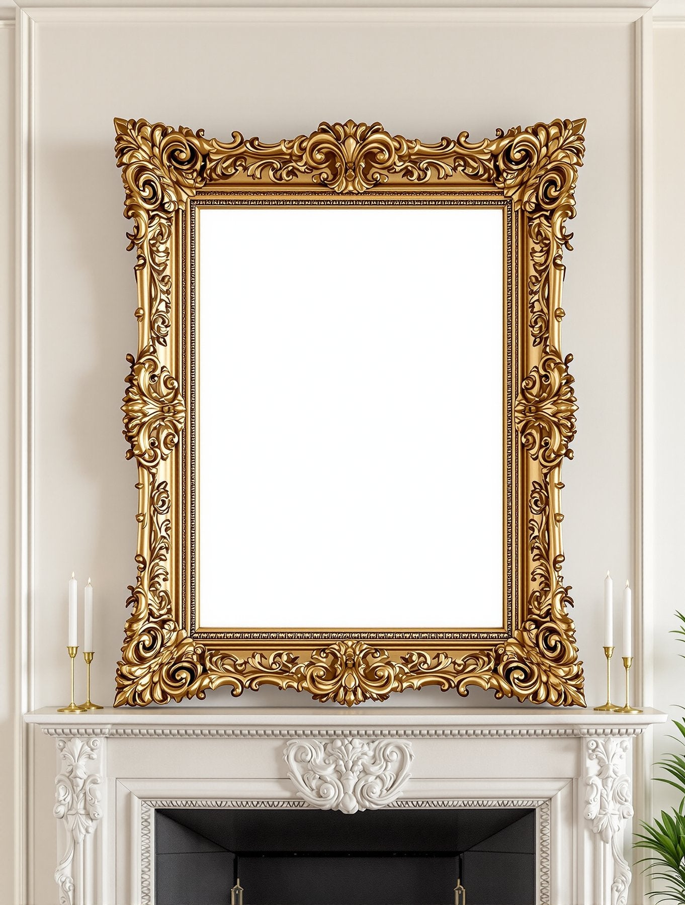 Antique Frame Mockup, Blank Template #056 | Print-on-Demand Frame Mockup | bulkmockup JPG | Commercial Licence | MockupBulk