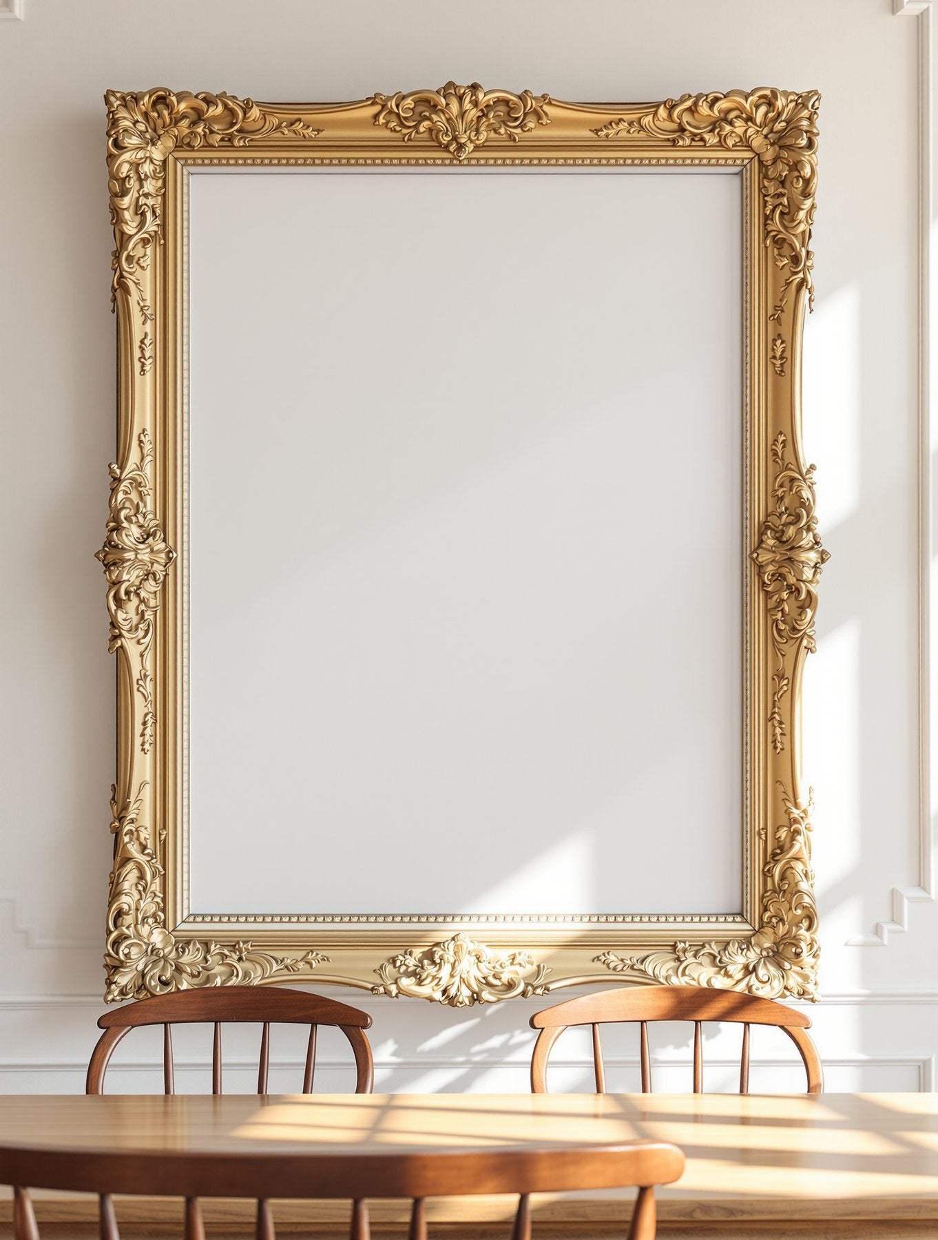 Antique Frame Mockup — Blank Template #059 — bulkmockup Blank Frame Template | High-Res JPG | Commercial Licence | MockupBulk