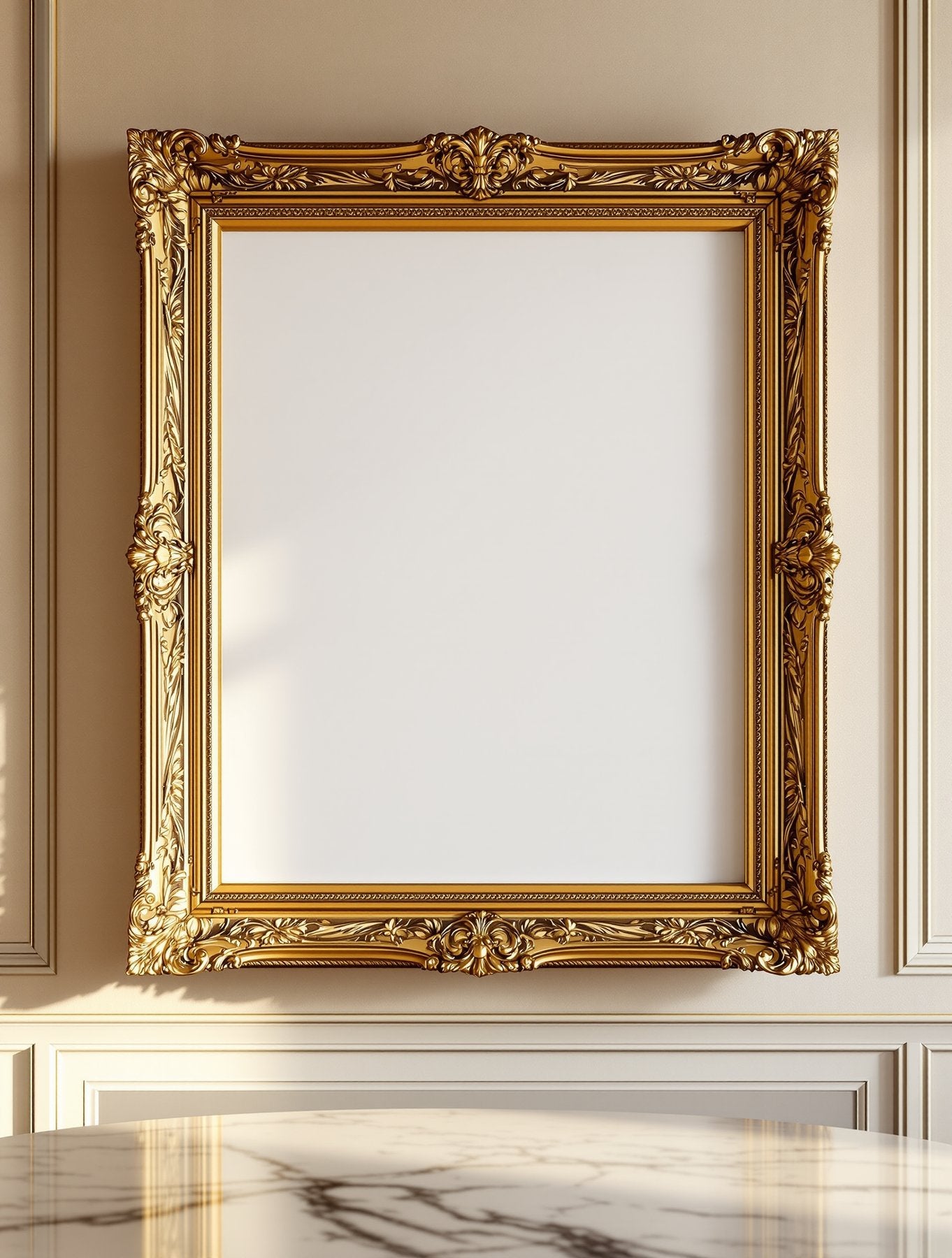 Antique Frame Mockup — Blank Template #061 — High-Res Frame Template JPG | bulkmockup Mockup Store | Commercial Use | MockupBulk