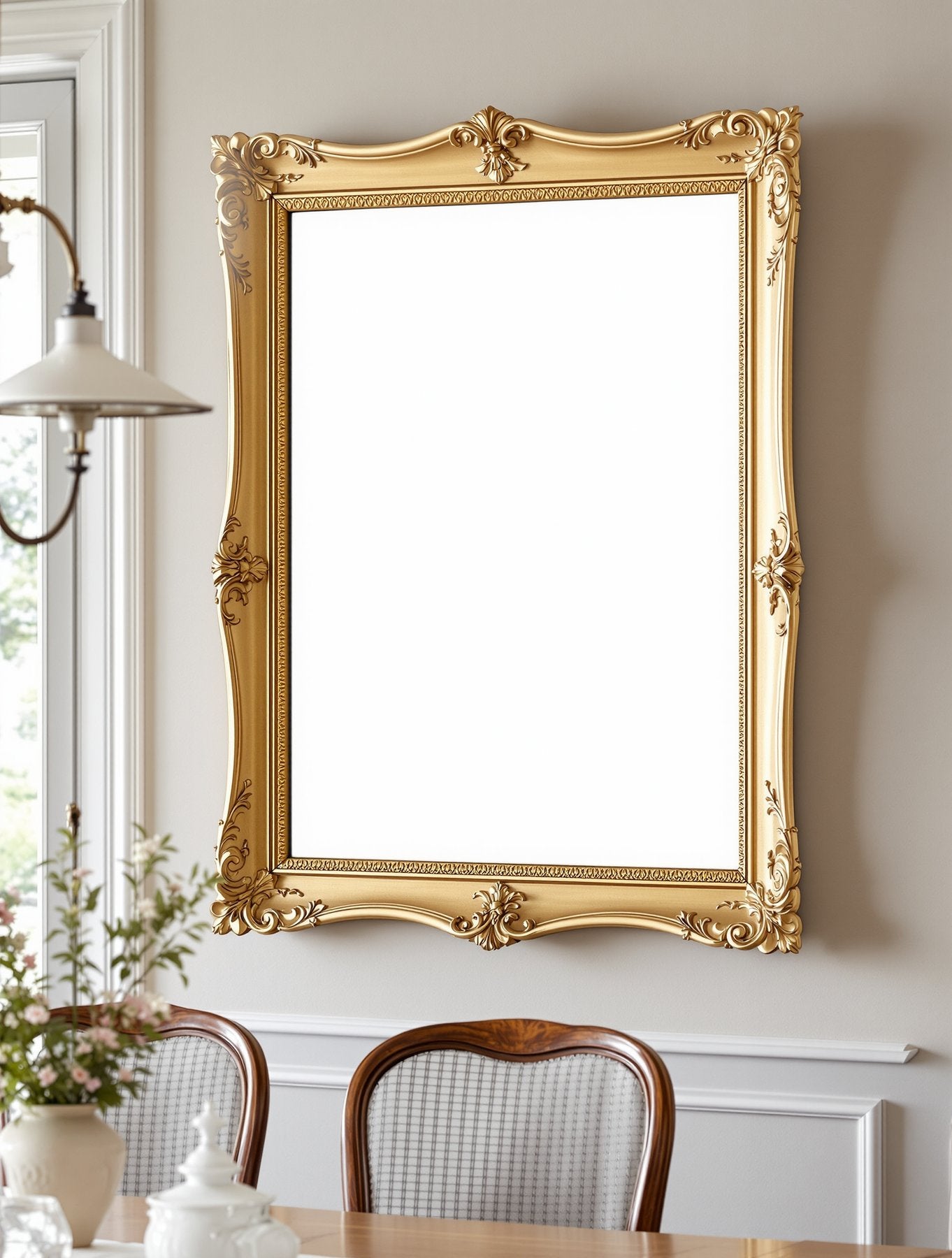 Antique Frame Mockup — Blank Template #062 — bulkmockup Frame Template | Instant Download JPG | Commercial Use | MockupBulk