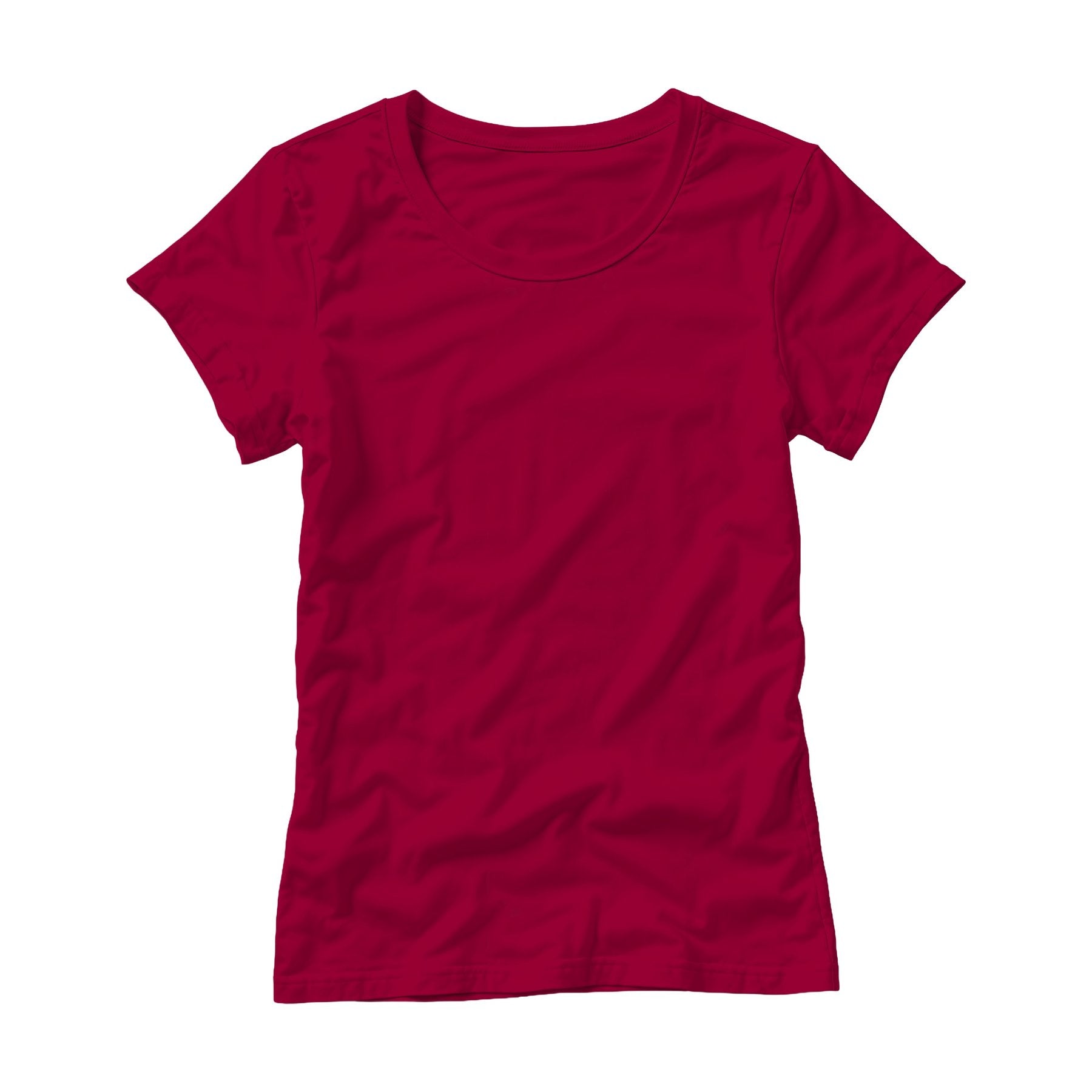 Antique Cherry Red Regular Fit Womens T-Shirt Mockup | Product Mockup JPG | Instant Download | Commercial Use for POD Sellers | MockupBulk