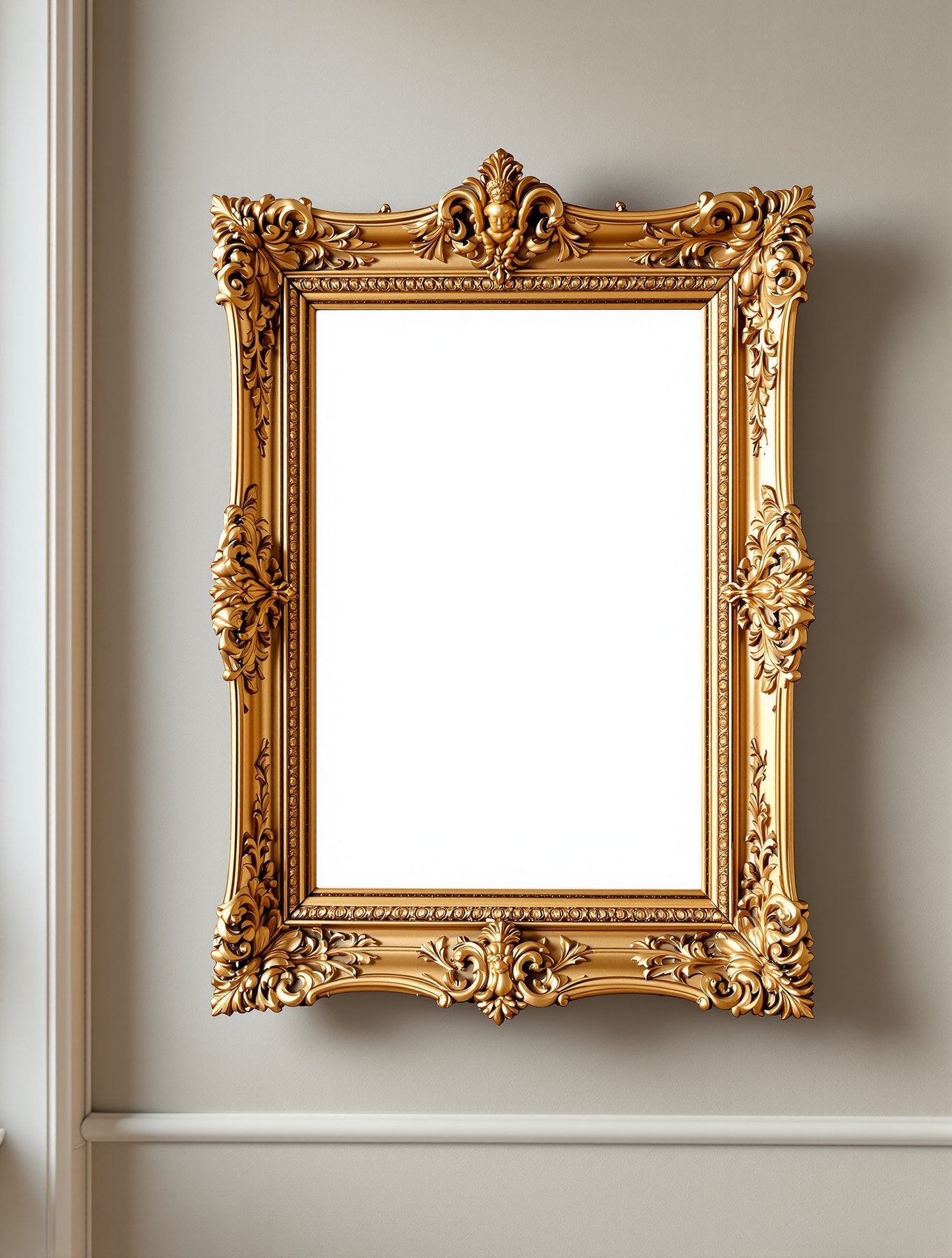 Antique Frame Mockup — Blank Template #065 — bulkmockup Blank Frame Template | High-Res JPG | Commercial Licence | MockupBulk