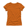 Antique Orange Regular Fit Back View Womens T-Shirt Mockup | JPG Mockup Download | For POD Sellers Designers Etsy Shops | Commercial Use | MockupBulk