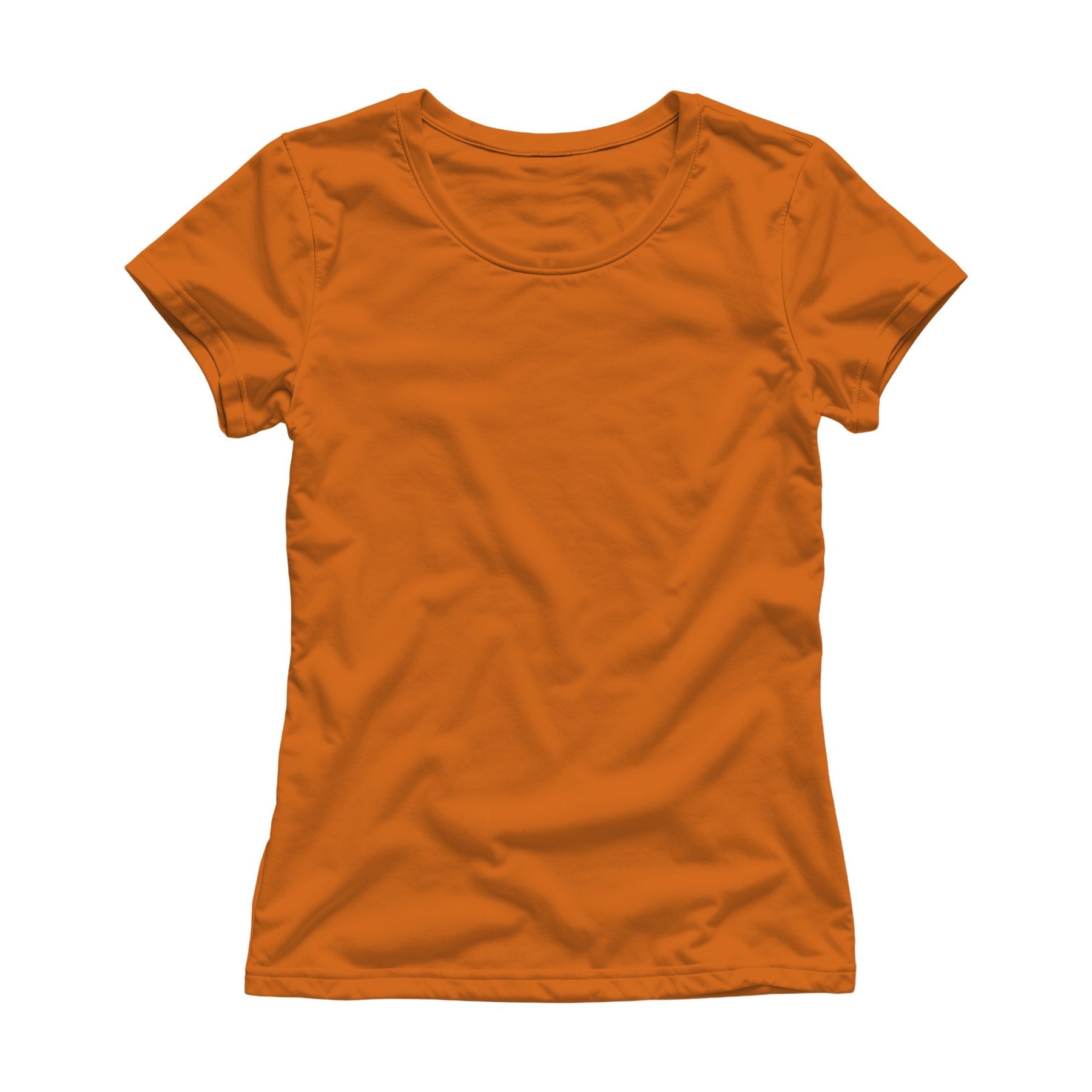 Antique Orange Regular Fit Back View Womens T-Shirt Mockup | JPG Mockup Download | For POD Sellers Designers Etsy Shops | Commercial Use | MockupBulk