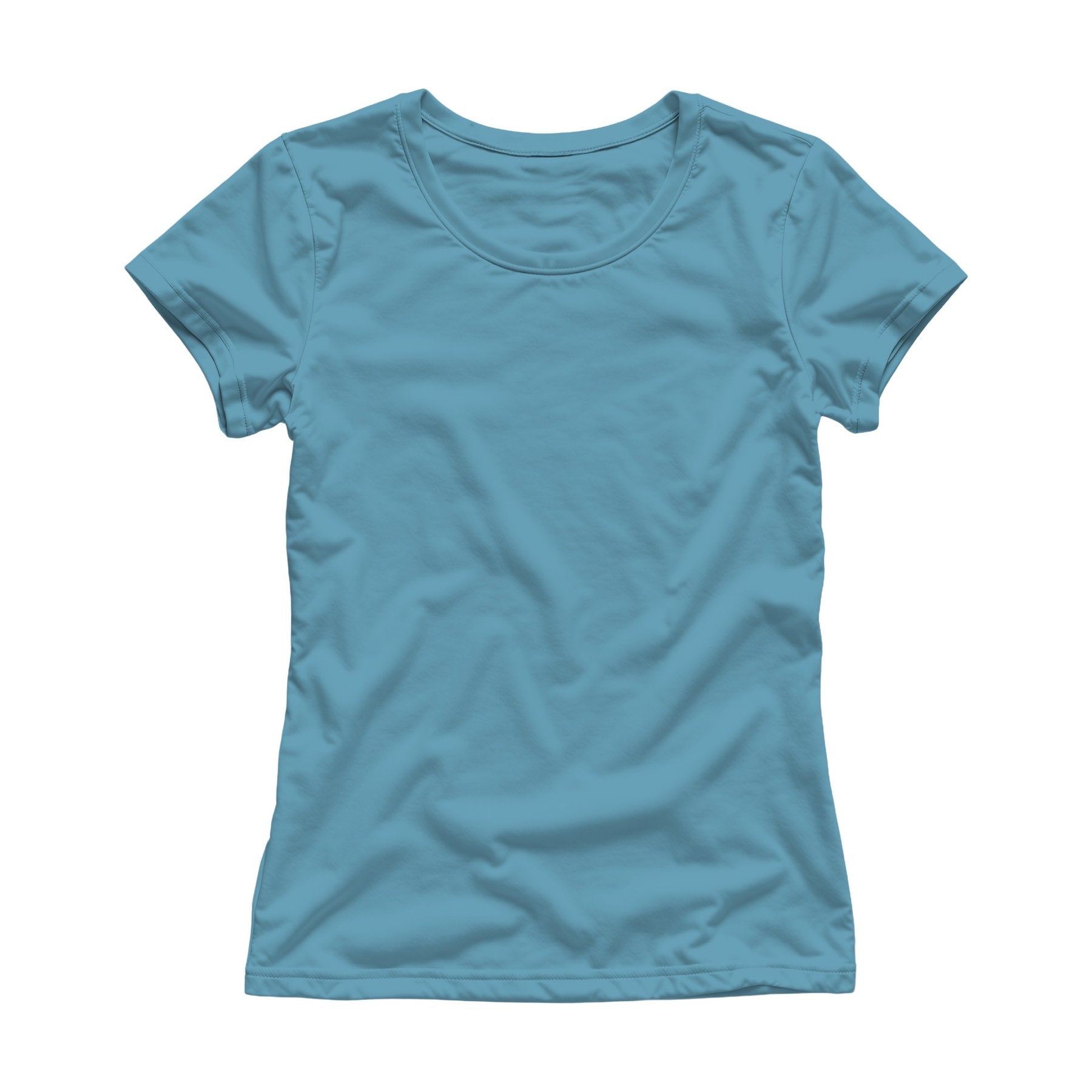 Arctic Blue Regular Fit Back View Womens T-Shirt Mockup | Digital JPG Mockup | Commercial Licence | For Etsy Printful Printify | MockupBulk