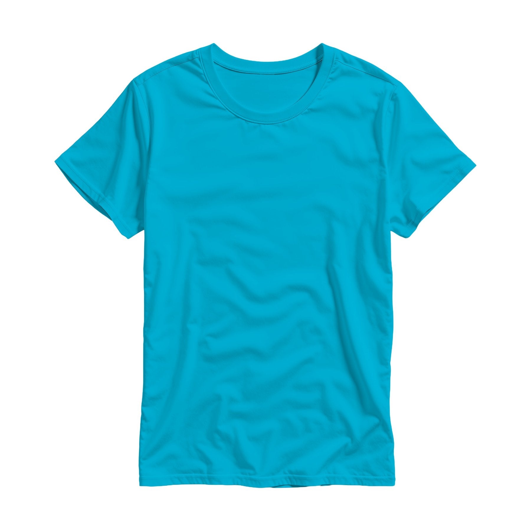 Aqua Relaxed Fit Unisex T-Shirt Mockup | High-Res Mockup Template | JPG Digital Download | Commercial Licence | MockupBulk
