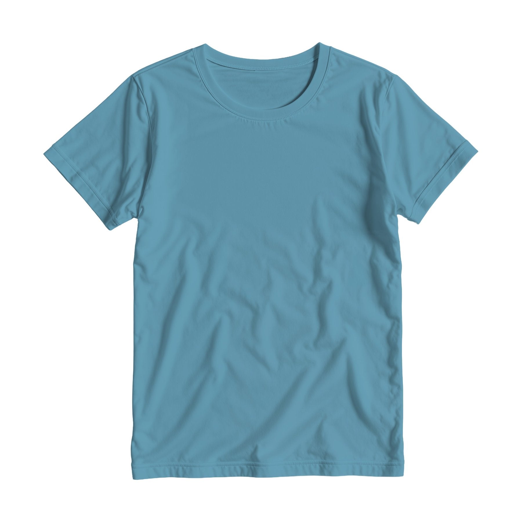Arctic Blue Relaxed Fit Back View Unisex T-Shirt Mockup | Instant Download JPG Mockup | POD Etsy Redbubble Printful | Commercial Use | MockupBulk