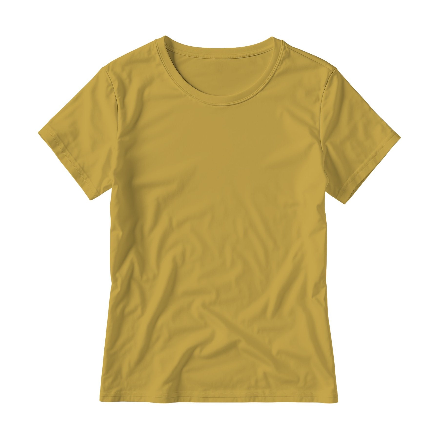 Antique Gold Regular Fit Womens T-Shirt Mockup | JPG Mockup Download | For POD Sellers Designers Etsy Shops | Commercial Use | MockupBulk
