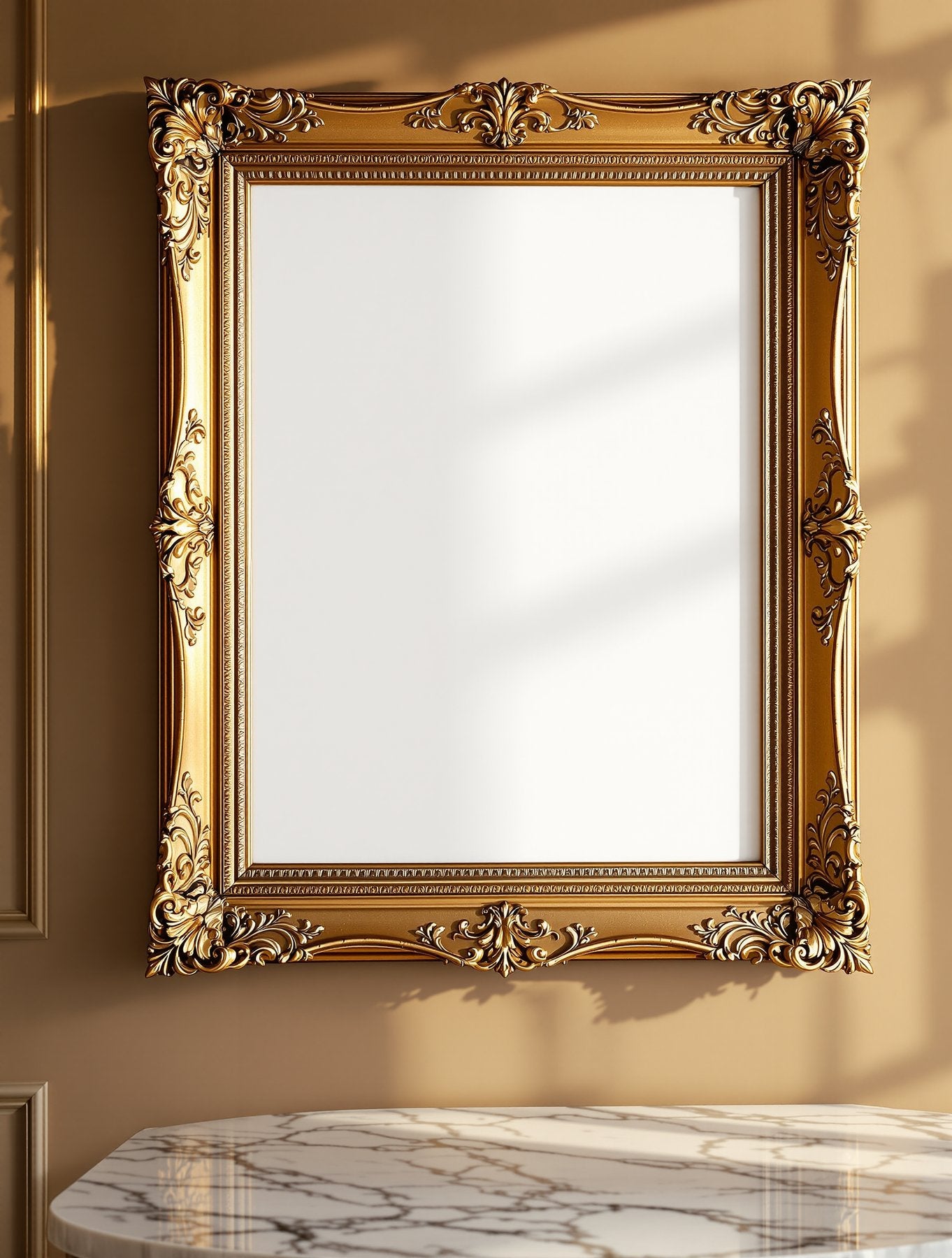 Antique Frame Mockup — Blank Template #075 — Empty Frame Mockup Template | JPG Digital Download | Commercial Licence | bulkmockup Shop
