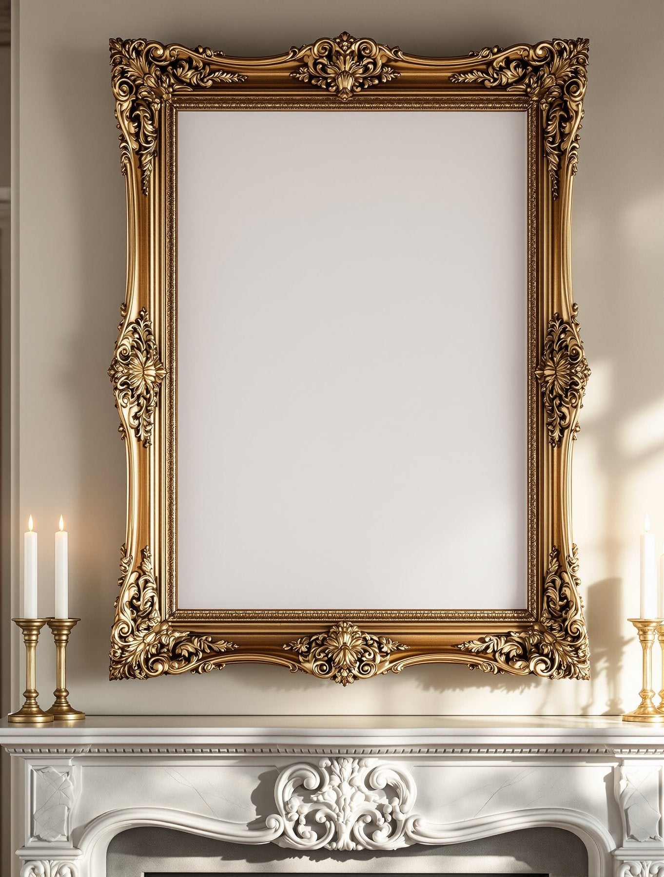 Antique Frame Mockup | Blank Template #078 | Frame Template JPG | Instant bulkmockup Download | Commercial Use | MockupBulk