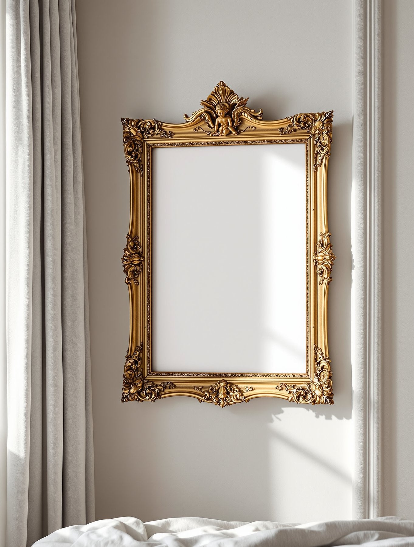 Blank Template #080 Antique Frame Mockup | bulkmockup Digital Download | Blank Frame JPG | Commercial Licence Included | MockupBulk