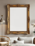 Blank Template #085 Antique Frame Mockup | Frame Template JPG | Instant bulkmockup Download | Commercial Use | MockupBulk
