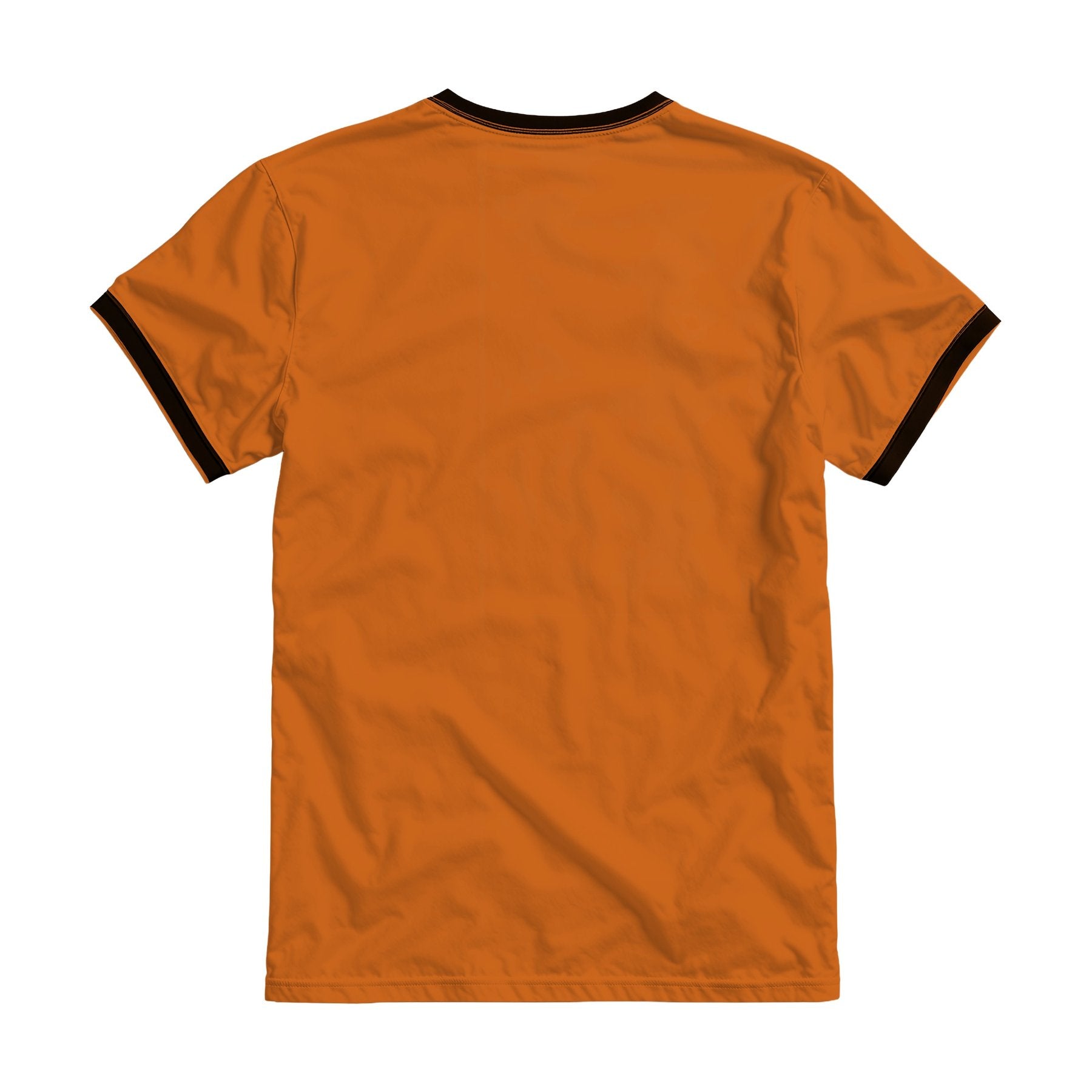 Antique Orange Regular Fit Back View Unisex T-Shirt Mockup | High Resolution JPG | POD Mockup Template | Commercial Use Download | MockupBulk