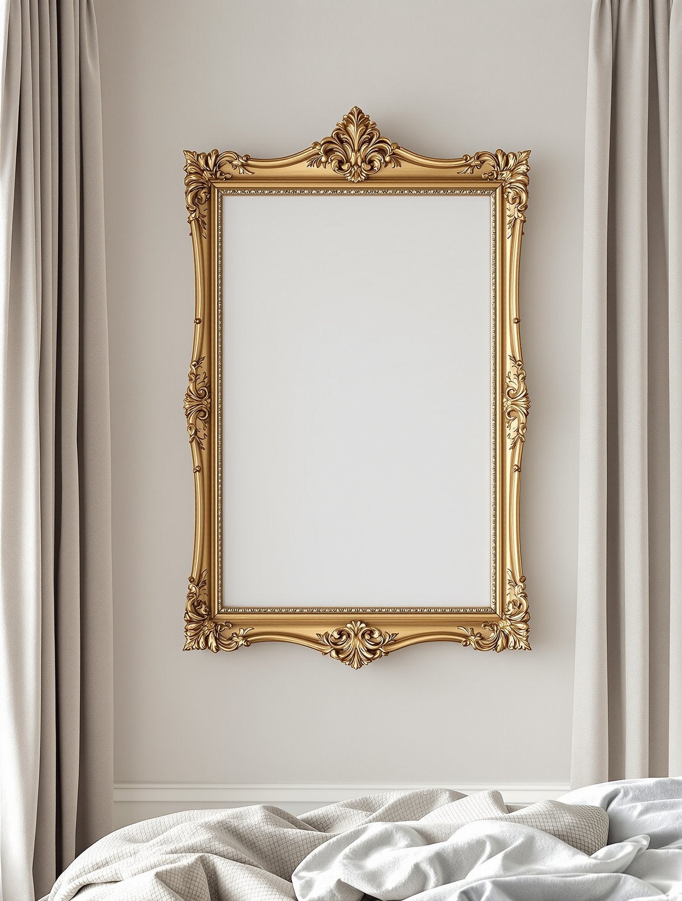 Antique Frame Mockup, Blank Template #093 | Instant bulkmockup Download | Blank Frame JPG Template | Commercial Use | MockupBulk