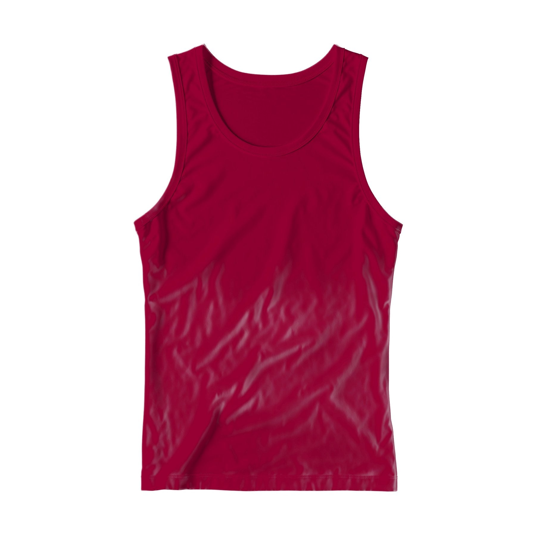 Antique Cherry Red Regular Fit Unisex Tank Mockup | Print on Demand Mockup | High-Res JPG Download | Commercial Use Included | MockupBulk
