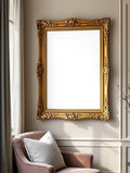 Antique Frame Mockup, Blank Template #098 | Frame Mockup JPG Download | bulkmockup Template | Commercial Licence | MockupBulk