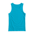 Aqua Regular Fit Back View Unisex Tank Mockup | Digital JPG Mockup | Commercial Licence | For Etsy Printful Printify | MockupBulk
