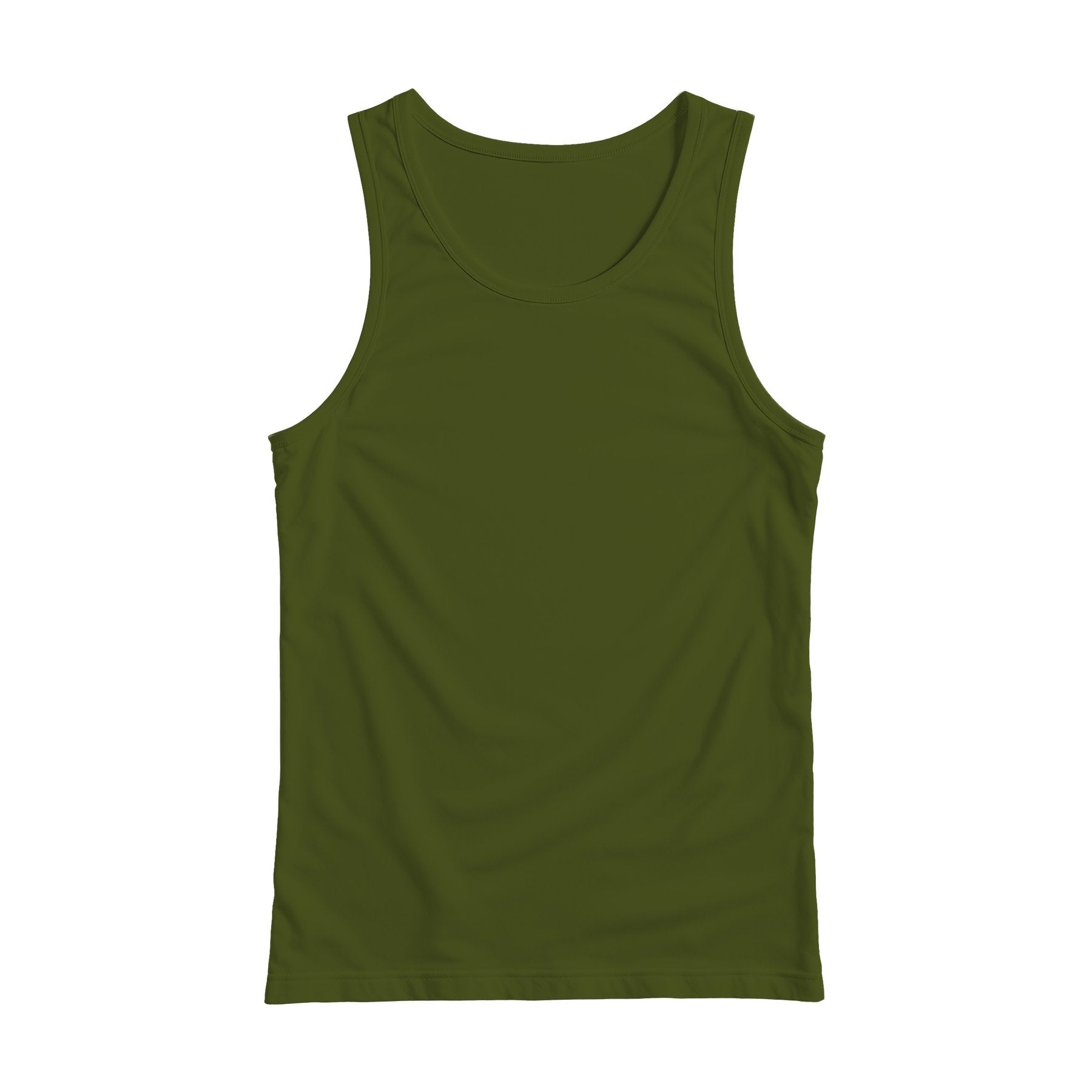 Army Regular Fit Back View Unisex Tank Mockup | Product Mockup JPG | Instant Download | Commercial Use for POD Sellers | MockupBulk