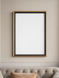Black & Gold Frame Mockup — Blank Template #004 — Blank Frame Template for Etsy | bulkmockup JPG Download | Commercial Use | MockupBulk