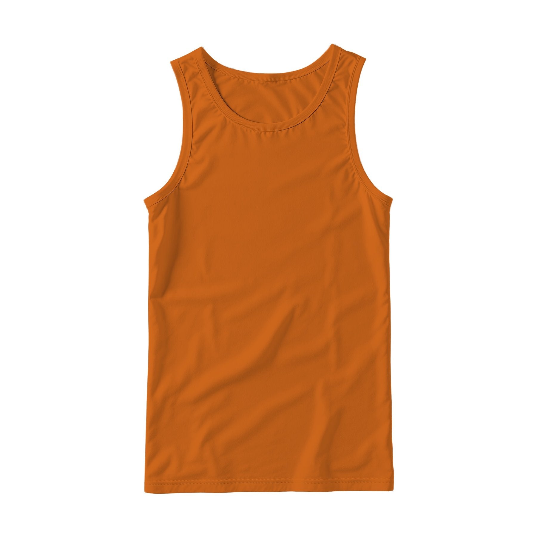 Antique Orange Back View Unisex Tank Mockup | Shopify Etsy Mockup Template | High-Res JPG | Commercial Use Download | MockupBulk