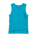 Unisex Tank Mockup, Aqua Back View | Print on Demand Mockup | High-Res JPG Download | Commercial Use Included | MockupBulk